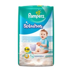 Pampers Splashers Disposable Swim Pants Diapers Medium Size 12 Count