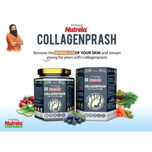 Patanjali Collagen Prash Advanced Anti Ageing Formula for Men and Women 400 gm2
