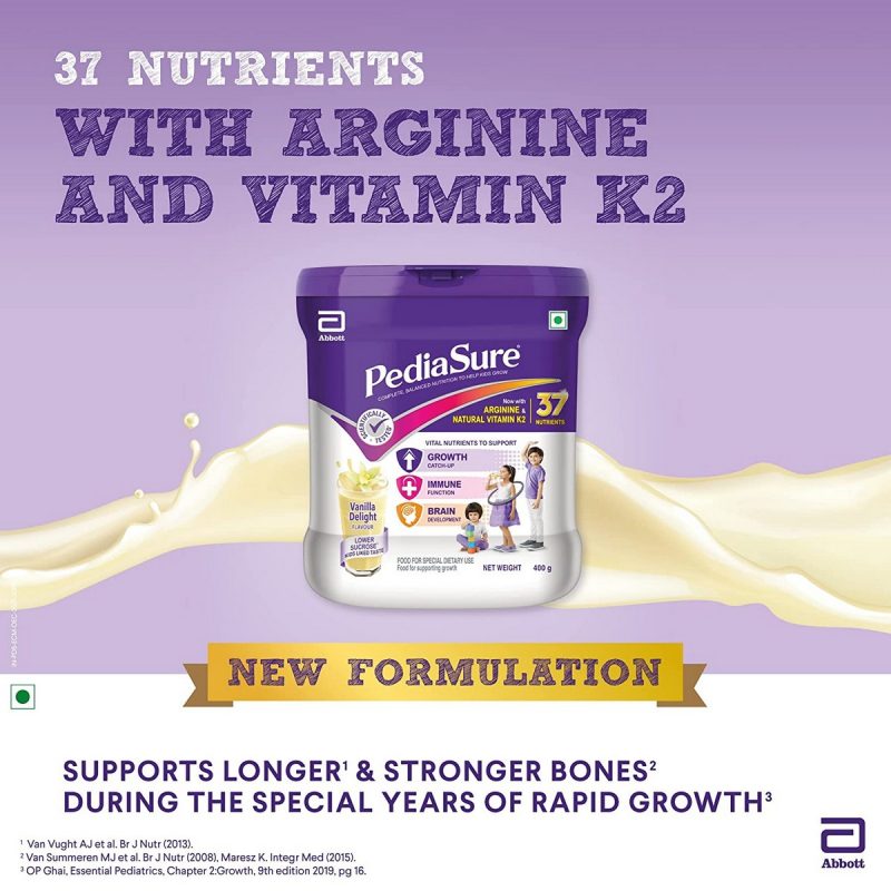 PediaSure Complete Balanced Nutritional Supplement 400 gm Vanilla 3