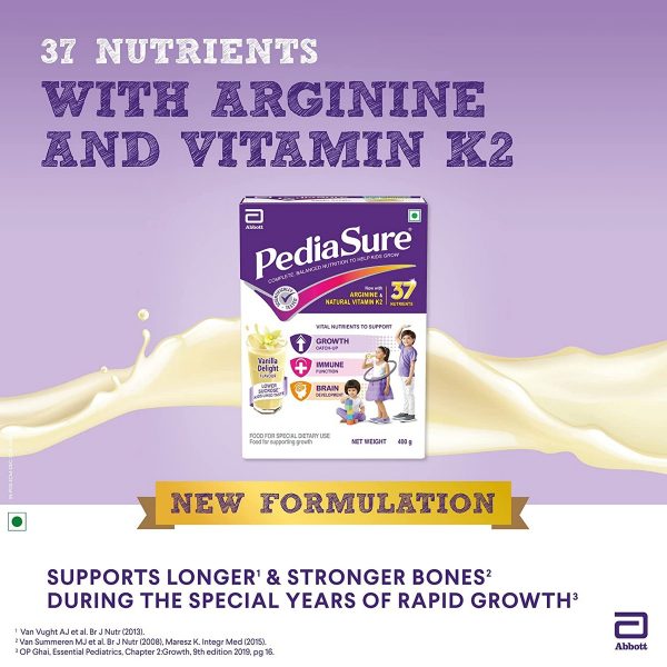 Pediasure Health and Nutrition Drink Powder 400g Vanilla 5