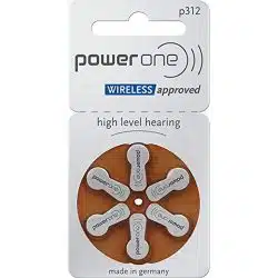 Power One PowerOne Size 312 Hearing Aid Batteries 2 1