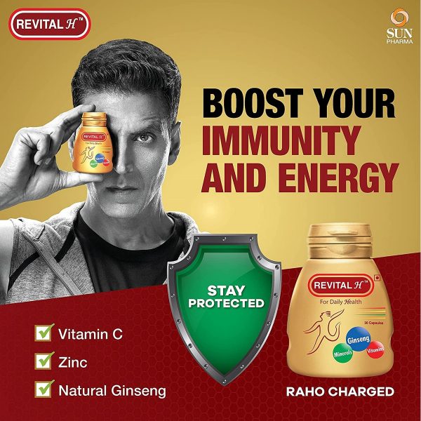 Revital H For Men With Multivitamins For Daily Immunity 60 Capsules2