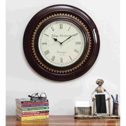 Vintage Wooden Wall Clock For Home Office Decor 1
