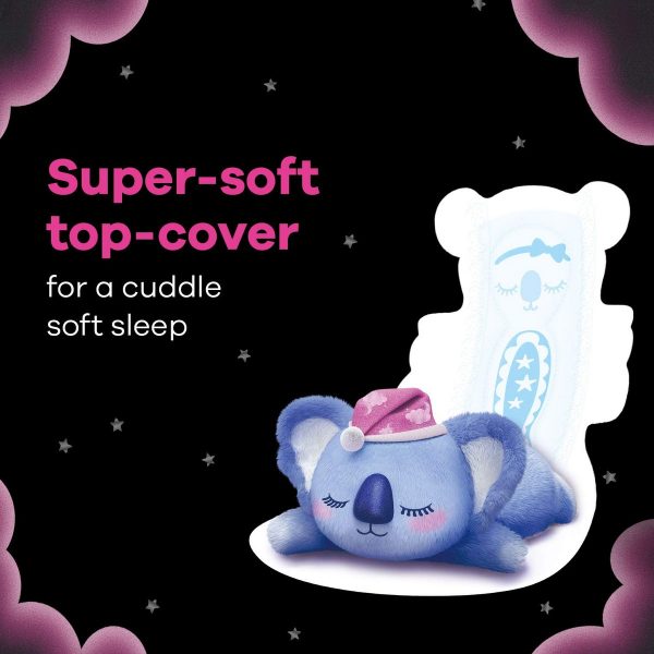 Whisper Bindazzz Nights Koala Soft Sanitary Pads XXL Pack Of 10 2