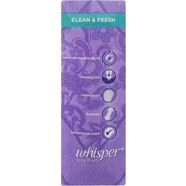 Whisper Pantyliner Intimate Wipes 2 g Pack of 1 2