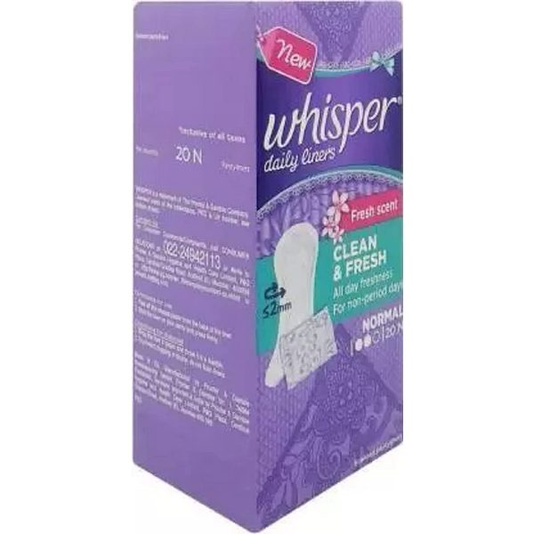 Whisper Pantyliner Intimate Wipes 2 g Pack of 1 3