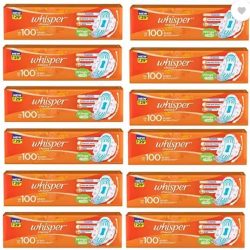 Whisper Saver Pack of Choice Ultra 7 Pads Packs of 12 Sanitary Pad1261ssPhwA5sS. SL1000 784 pads
