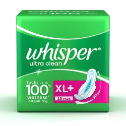 Whisper Ultra Sanitary Pads XL Plus Wings 15 Count 7