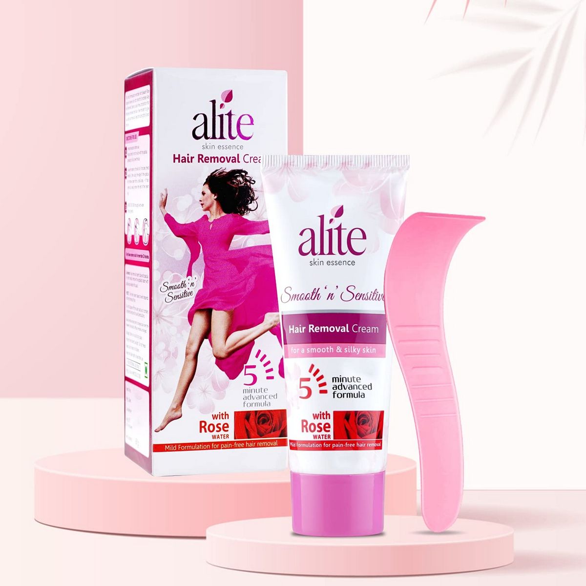 Alite Hair Removal Cream With Rose Water (60 grams) - RichesM Healthcare