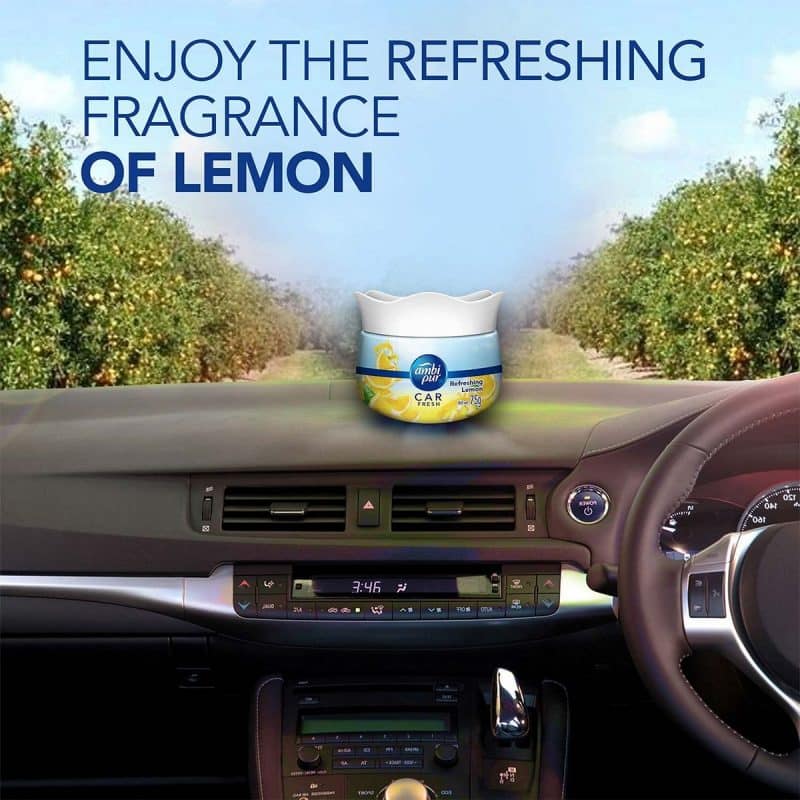 Ambi Pur Car Freshener Gel Refreshing Lemon 75 g2