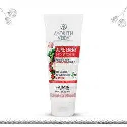 Ayouthveda Acne Enemy Face Wash Gel For Acne Pimples 100 ml 5