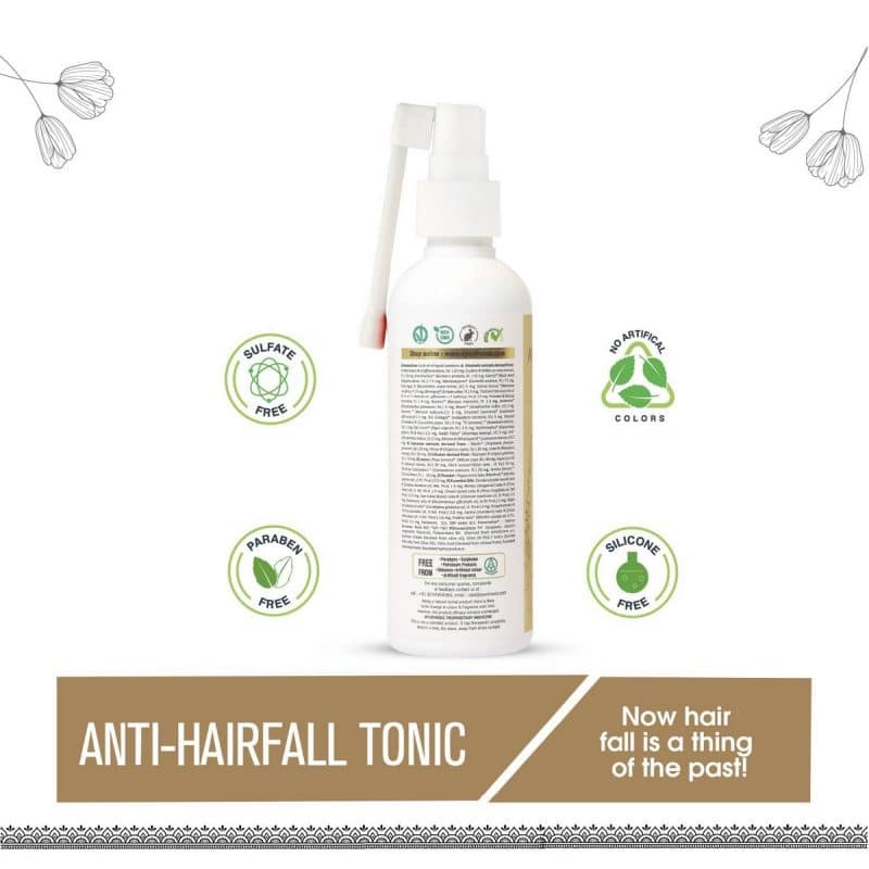 Ayouthveda Anti Hair Fall Tonic For Hair Fall Control Re growth 100 Ml 3