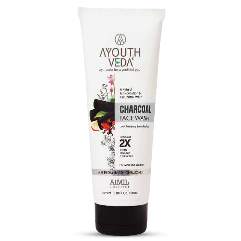 Ayouthveda Charcoal Face Wash with Activated Charcoal 100 ml 4