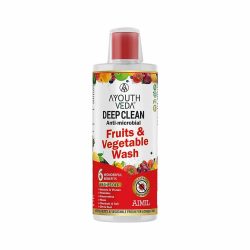Ayouthveda Deep Clean Anti Microbial Fruits Vegetable Wash 450 Ml 2