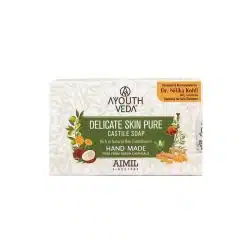 Ayouthveda Delicate Skin Pure Handmade Castile Soap With Neem Tulsi 110 Gm 6