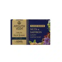 Ayouthveda Nuts Saffron Luxury Handmade Castile Soap 100 Gm 5