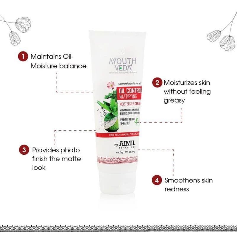 Ayouthveda Oil Control Mattifying Moisturizer Cream for Acne Prone Skin 7