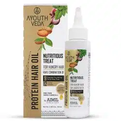Ayouthveda Protein Hair Oil With Bhringraj and Coffee Beans 100 Ml 2