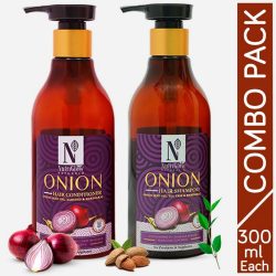 Combo Pack of 2 Onion Hair Shampoo300 ml Onion Hair Conditioner 300 ml 1