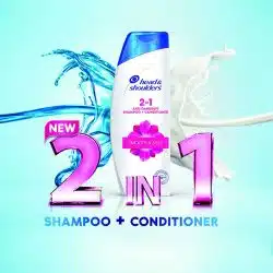 Head Shoulders 2 in 1 Smooth and Silky Anti Dandruff Shampoo Conditioner 180ml2