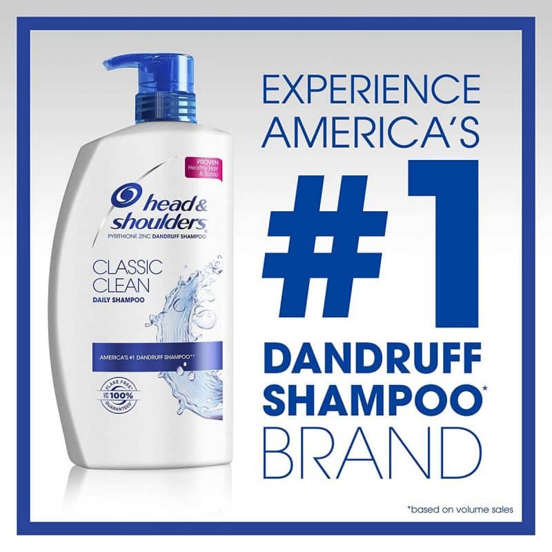 Head Shoulders Classic Clean Anti dandruff Shampoo 32.1 Fl Oz 2.49 Pound4