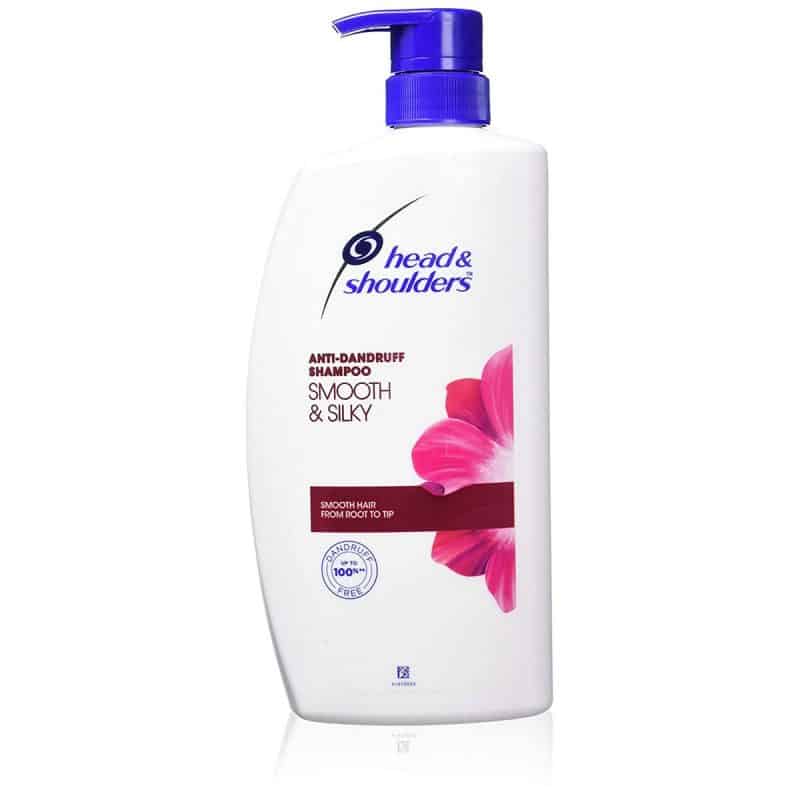 Head Shoulders Smooth and Silky Anti Dandruff Shampoo for Women Men 1 L
