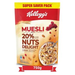 Kelloggs Muesli 20 Nuts Delight Breakfast Cereal 750g 7