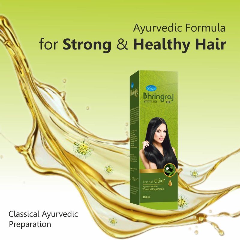 Leeford Bhringraj Ayurvedic Hair Oil for Hair Growth and Hair Fall Control 3