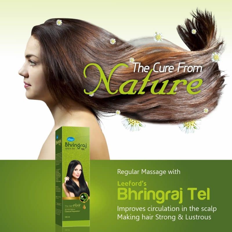 Leeford Bhringraj Ayurvedic Hair Oil for Hair Growth and Hair Fall Control 4