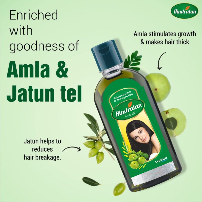 Leeford Hindratan Ayurvedic Amla Hair Oil for Hair 3