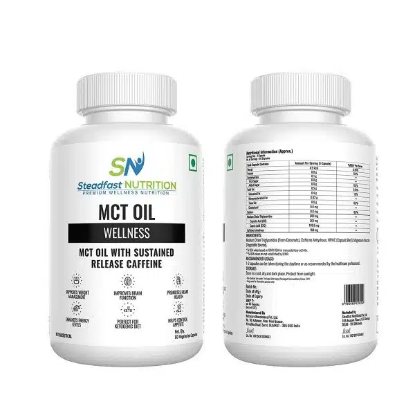 MCT Oil 60 Vegetarian Capsules 2