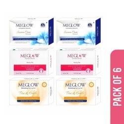 MEGLOW SOAP COMBO PACK OF 6 75G 11zon