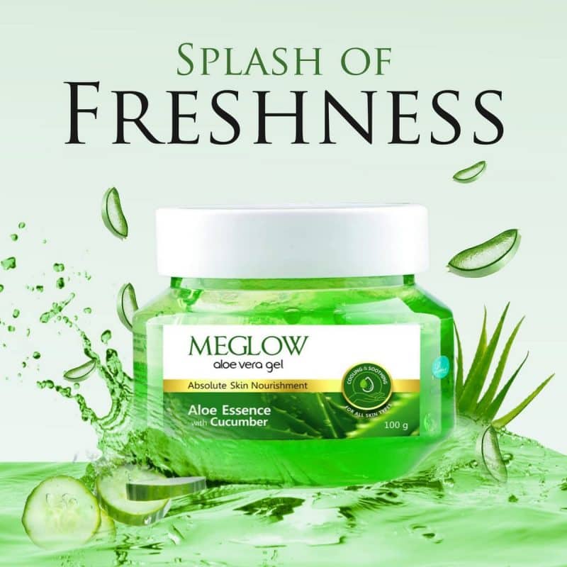 Meglow Aloevera Gel Jar For Nourished and Healthy Skin 2 1