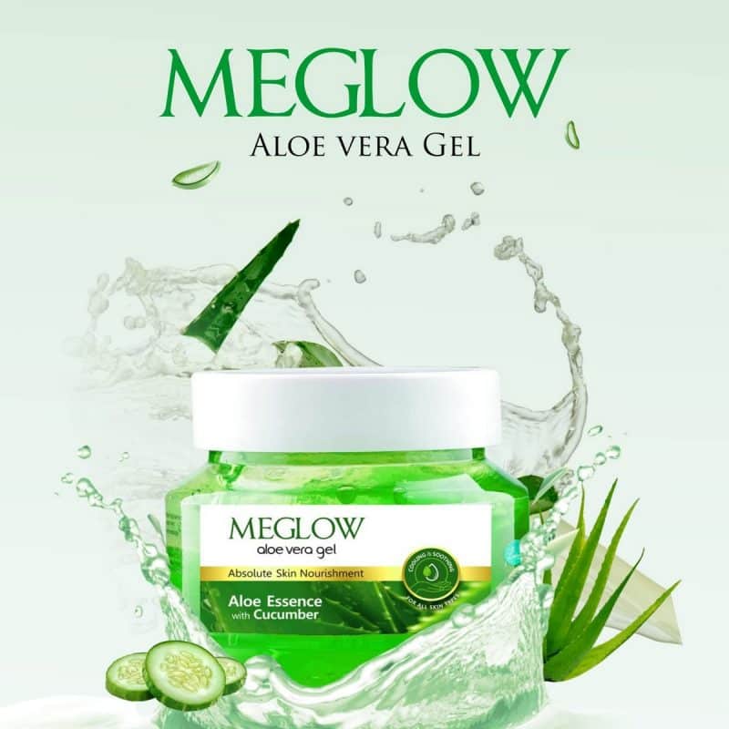 Meglow Aloevera Gel Jar For Nourished and Healthy Skin 4