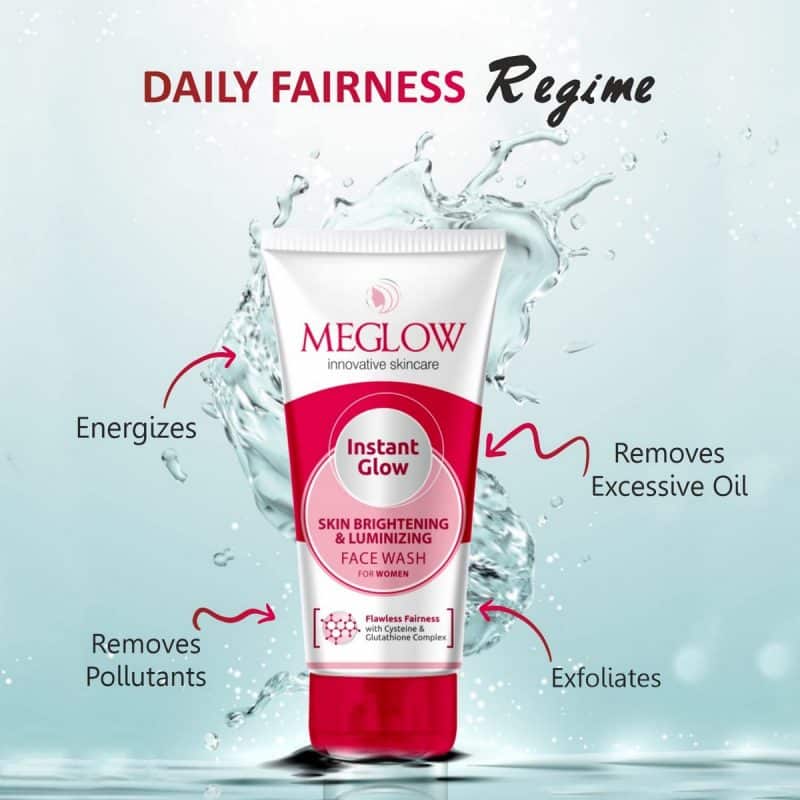 Meglow Skincare Combo Pack of 3 Premium Fairness Cream for Women 50g 2