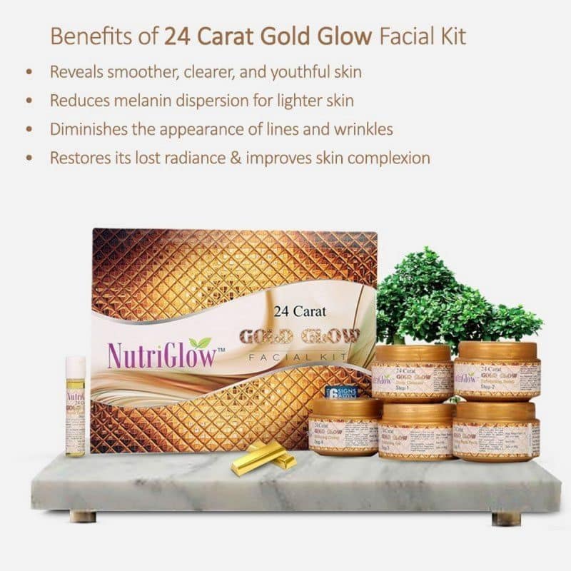 NutriGlow 24 Carat Gold Glow Facial Kit 2