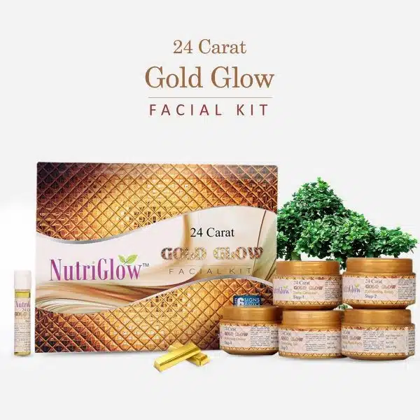 NutriGlow 24 Carat Gold Glow Facial Kit 4