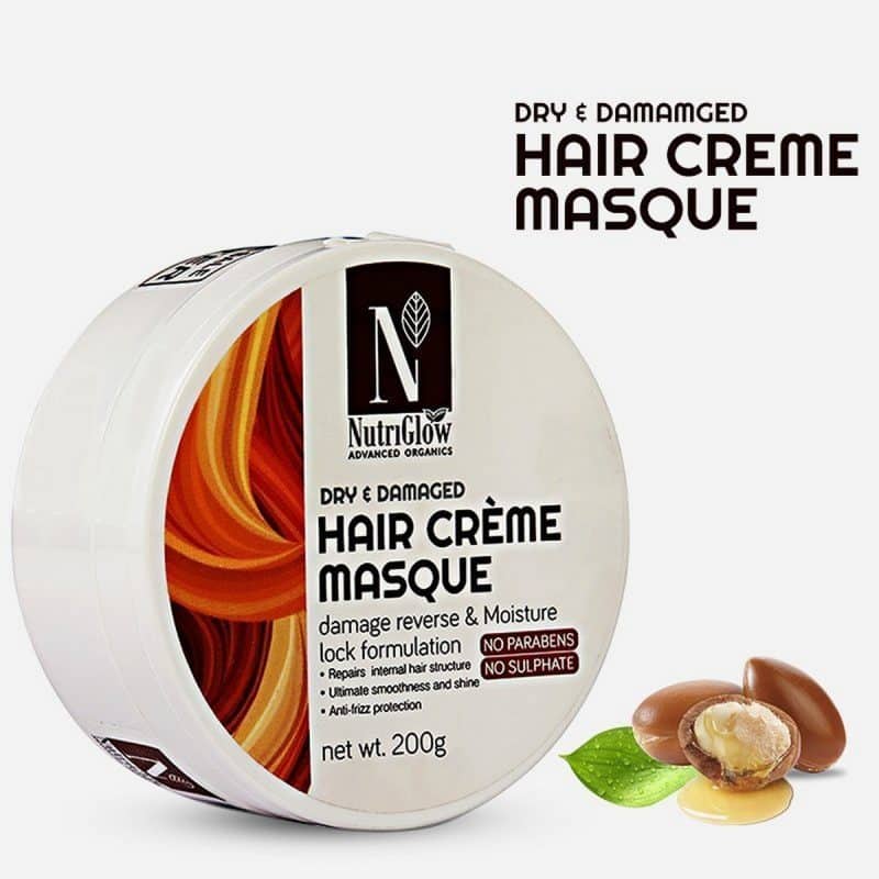 Nutriglow Advanced Organics Hair Creme Masque 200 gm 4
