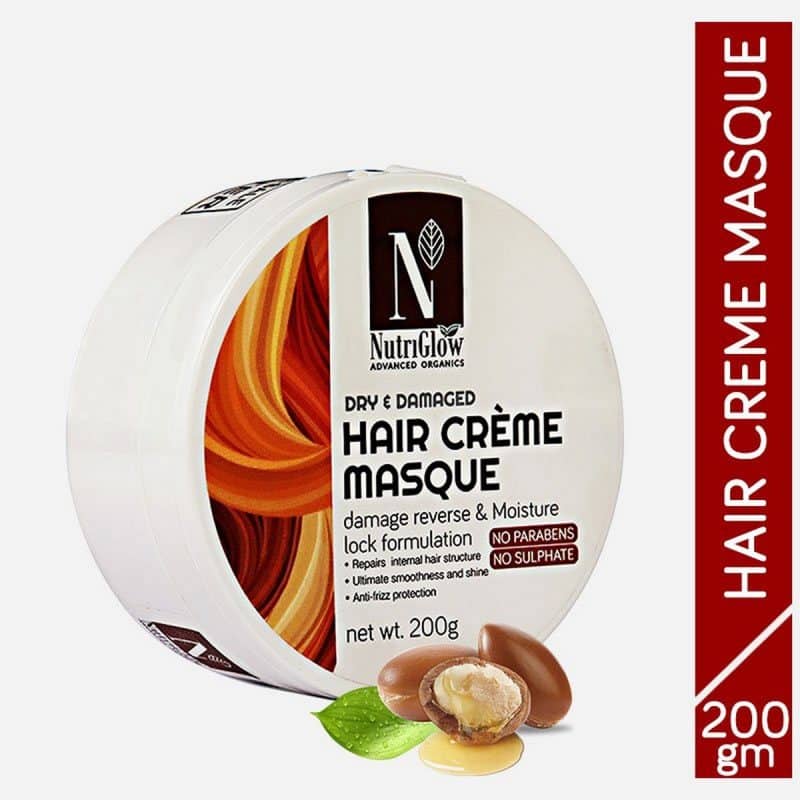 Nutriglow Advanced Organics Hair Creme Masque 200 gm 5
