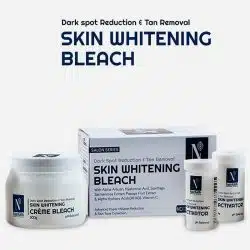 Nutriglow Advanced Organics Skin Whitening Cream Bleach Kit 6