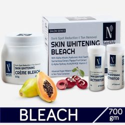 Nutriglow Advanced Organics Skin Whitening Cream Bleach Kit 700 gm 4