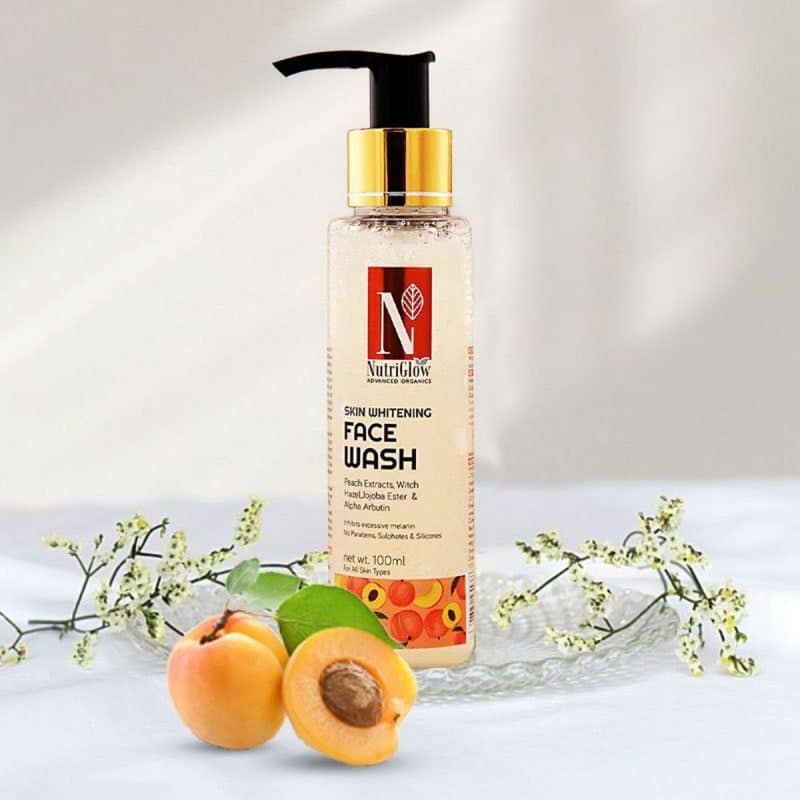 Nutriglow Advanced Organics Skin Whitening Face Wash 100 ml 4