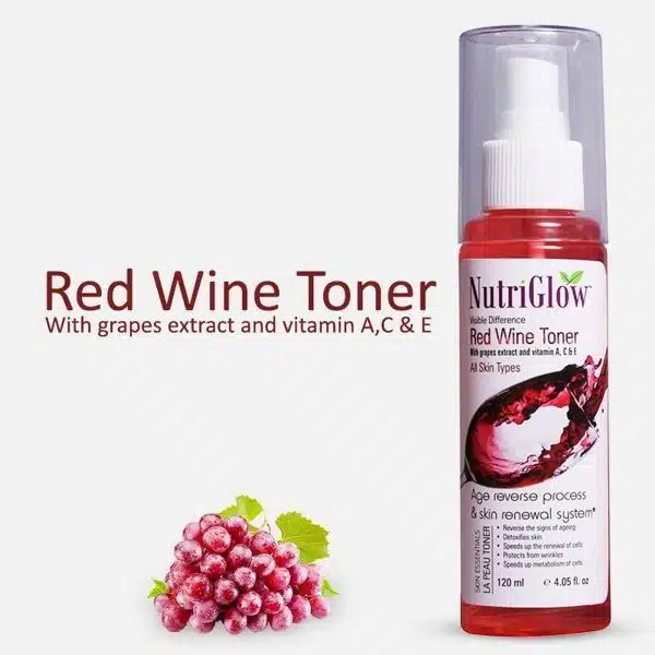 Nutriglow Red Wine Toner 120 ml 4