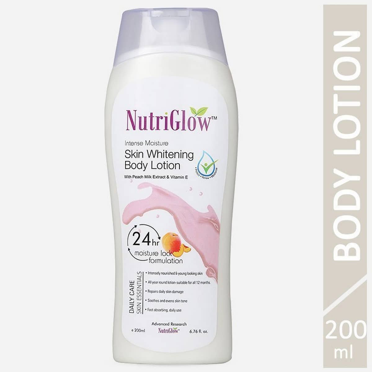 Nutriglow Skin Whitening Body Lotion 200 ml RichesM Healthcare