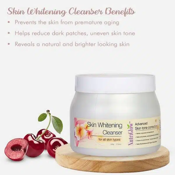 Nutriglow Skin Whitening Cleanser 500 gm 3