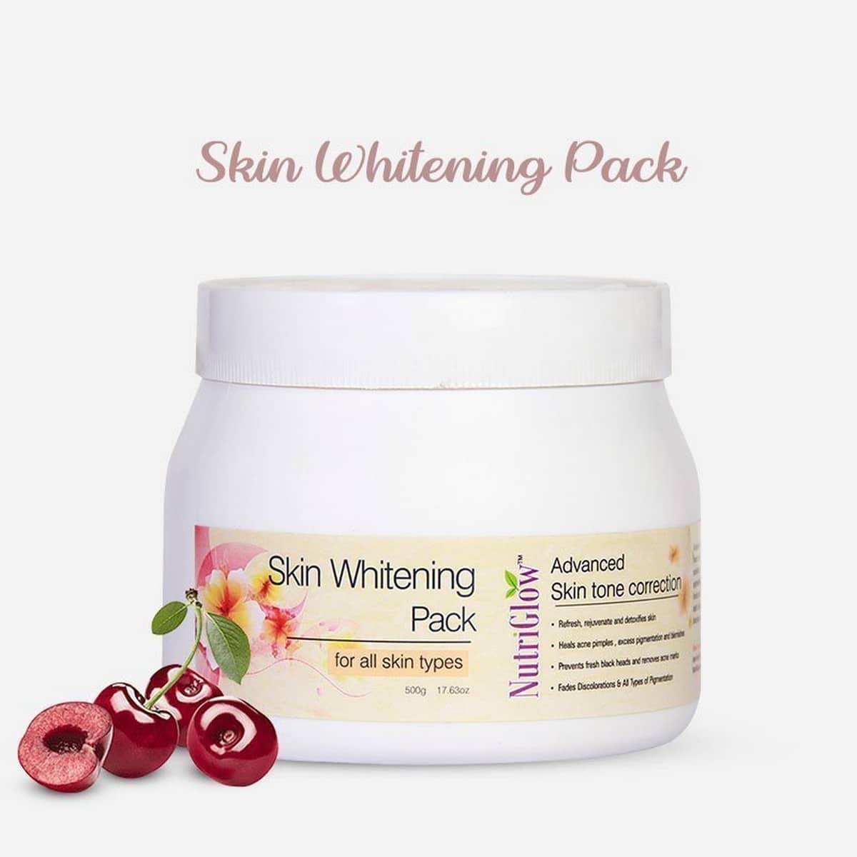 Nutriglow Skin Whitening Pack 500 gm RichesM Healthcare