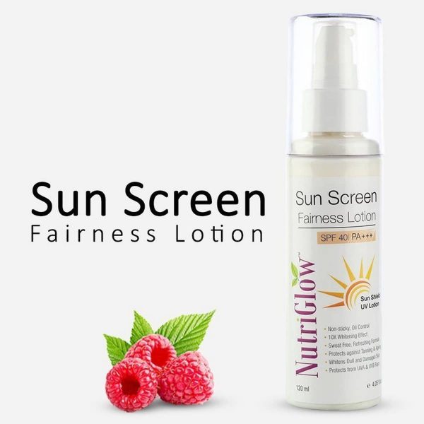 Nutriglow Sunscreen Fairness Lotion Spf 40 Pa 120 ml 1