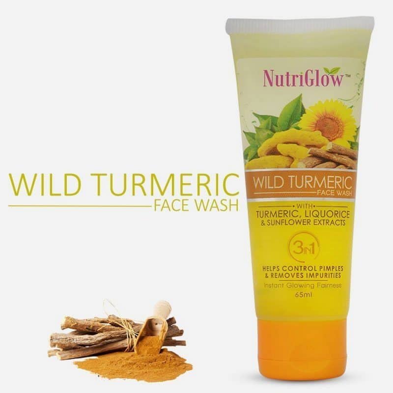 Nutriglow Wild Turmeric Face Wash 65 ml 8
