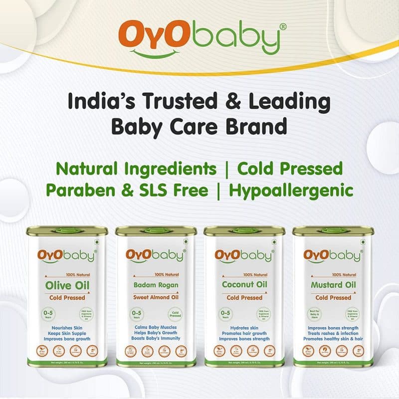 OYO BABY Badam Rogan oil for Baby Massage 100 ml7