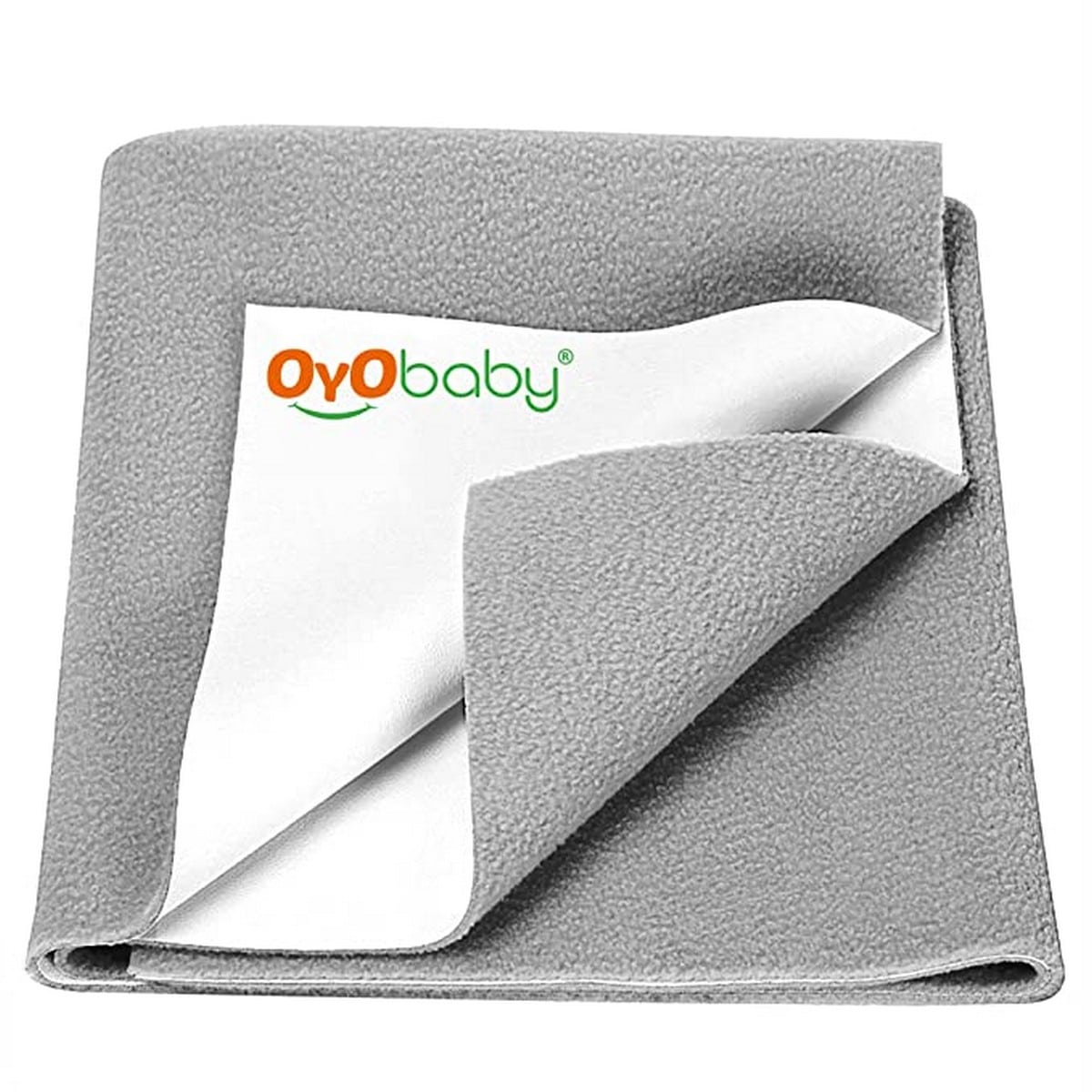 OYO Baby Dry Sheet For New Born Babies Medium Grey 100cm x 70cm